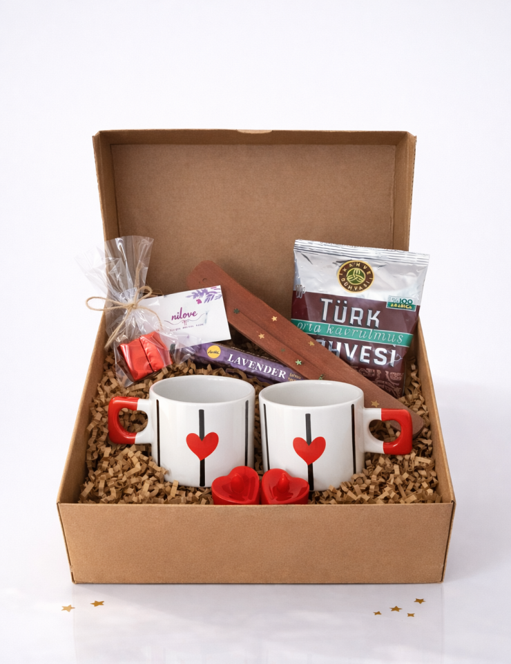 Gönül Temalı Hediyelik Kutu Seti