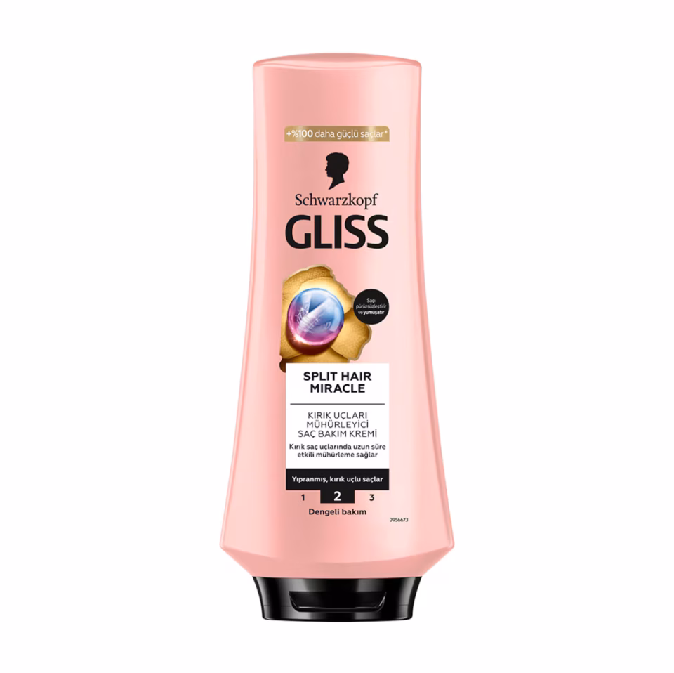 SCHWARZKOPF GLISS Split Hair Miracle Kırık Uçları Mühürleyici Saç Bakım Kremi 360 ml
