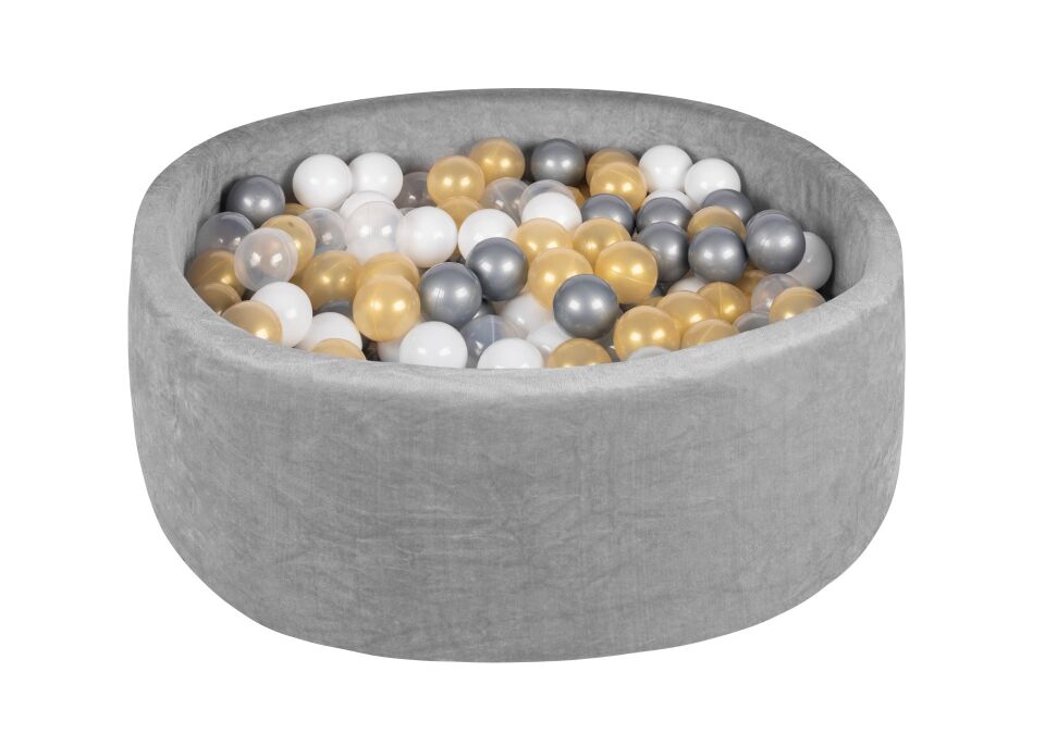 Comfymax Oyun Alanı ve Top Havuzu 200 Top Gold/Gri/Beyaz/Şeffaf